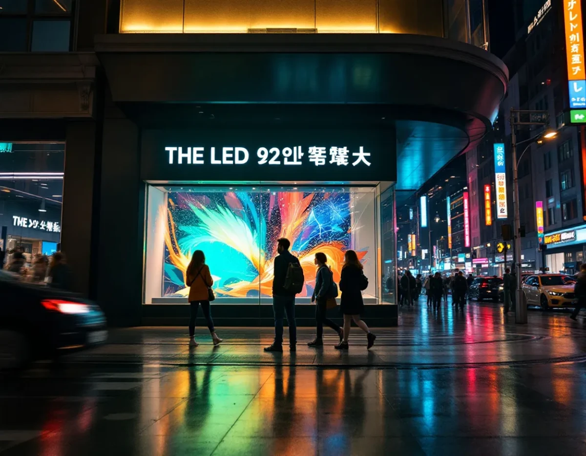 Boostez l'Attrait de Votre Commerce avec les Écrans Vitrine LED