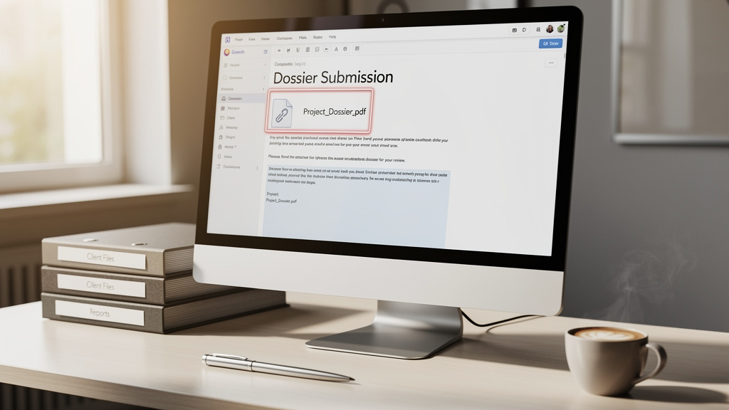 Le processus à suivre pour envoyer par mail un dossier